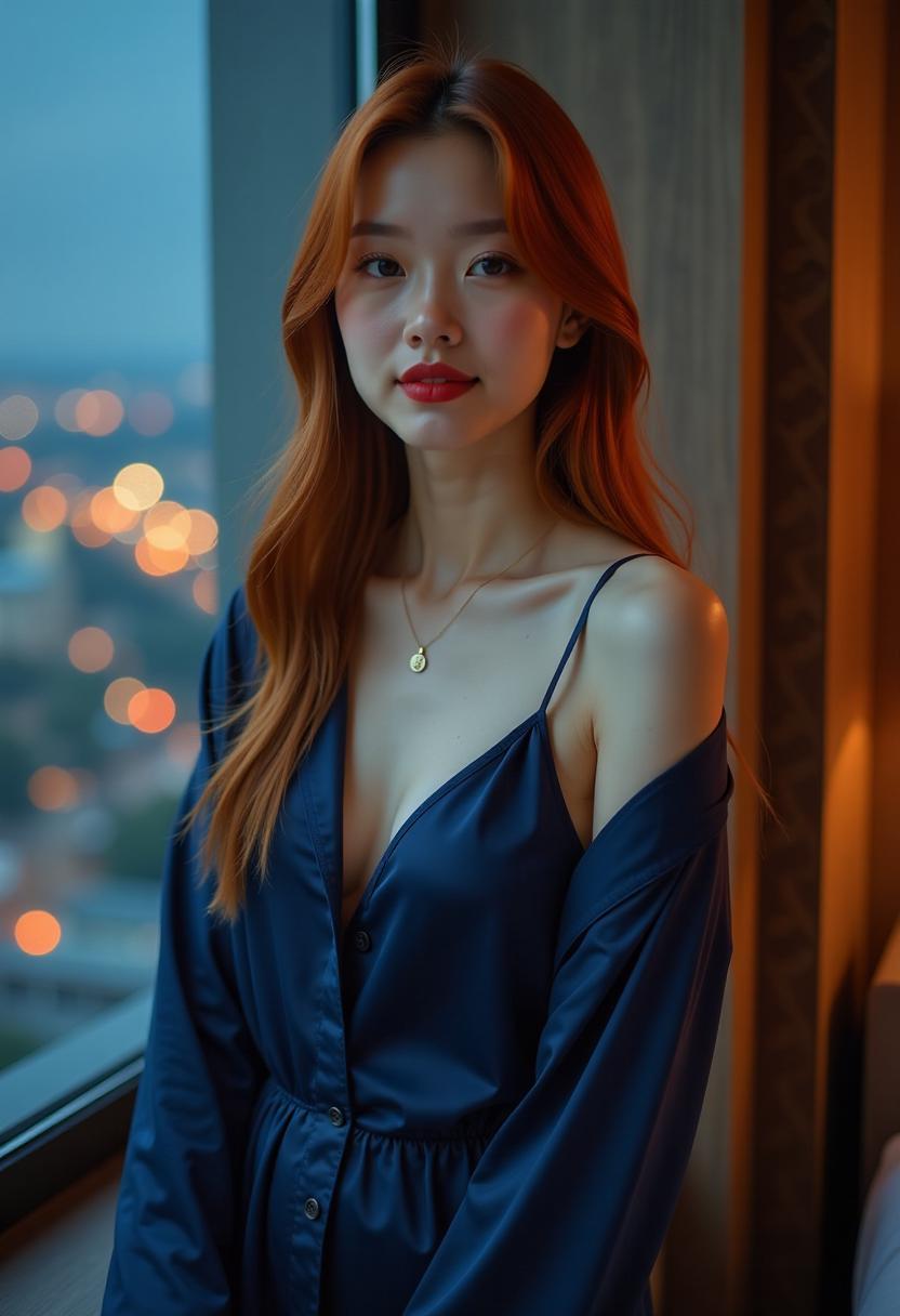 江岸散步